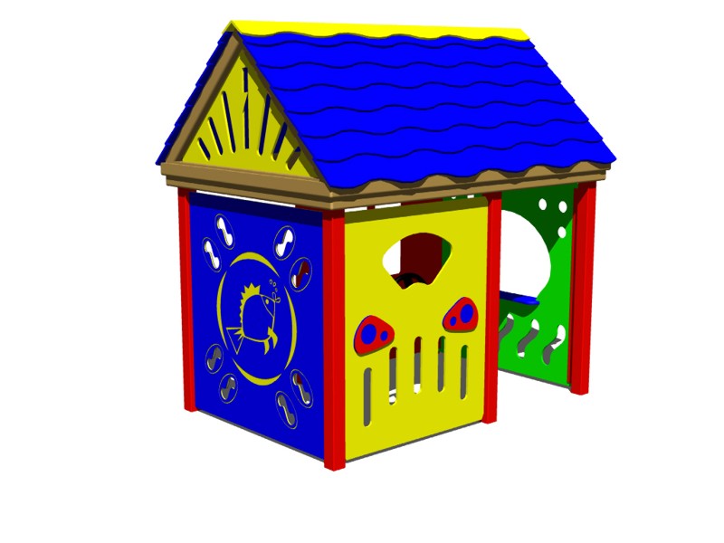 Deluxe Playhouse Commercial Playground Equipment